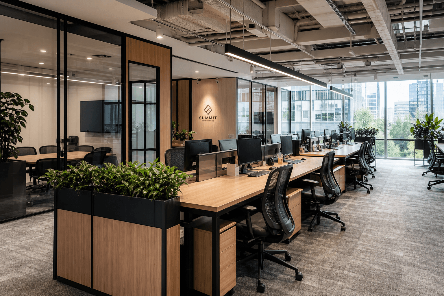 Офис IT-компании 1200 м²
